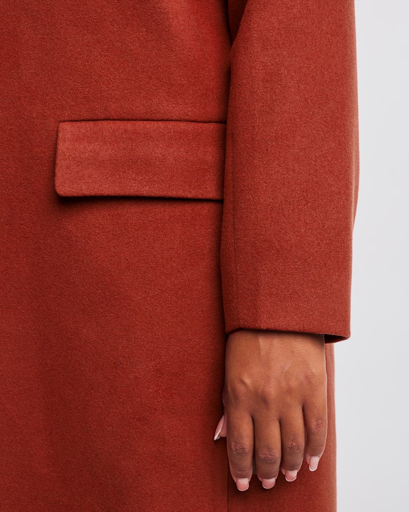Rust red cheap coat